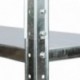 Tolsen PN18081610010174329 Estantería metálica galvanizada para almacenar, 70 x 30 x 137 cm