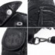 Hengwin Mini Mochila Tipo de Cuero para Mujer Niñas Mochilas Bolso Casual Pequeña Negro + Llavero de Piel