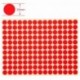 Witasm Pegatina Redonda, 5280 Piezas puntos de Diámetro 1cm con 16 Colores Etiquetas Adhesivas Circulares Removibles ［Total