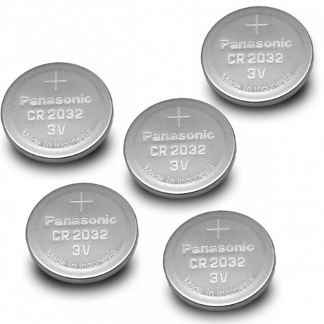 Panasonic - Paquete de CR2032, unidades 3 V de litio pilas de botón