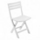 Saturnia 8330040 - Silla Resina Plegable Blanca "Birki"