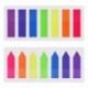 560 Piezas Marcadores de Página Etiqueta de Bandera de Flecha Notas Adhesivas Fluorescentes Etiquetas de Escritura para Marca