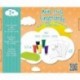 Joustra 41923 – Mi Primer Finger Color – Producto para niños pequeños, 5 Tubos Dedos Color Mixto, 1 Caja, 1 Cuaderno de Dibuj
