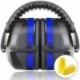 Fnova Protectores auditivos 34dB más altas Muffs NRR,Oído defensiva Banda de protección /Disparos Hearing Protector orejeras 