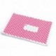 50 pcs 10 "x 14" 255 mm x 355 mm , color rosa lunares plástico fuerte Self Seal correo postal franqueo bolsas