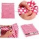 50 pcs 10 "x 14" 255 mm x 355 mm , color rosa lunares plástico fuerte Self Seal correo postal franqueo bolsas
