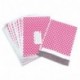 50 pcs 10 "x 14" 255 mm x 355 mm , color rosa lunares plástico fuerte Self Seal correo postal franqueo bolsas