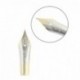 Gullor 5PCS Los plumas de la pluma de caben la pluma de Jinhao 250/301/500/5099/8802/9009/5000, oro, pluma fina