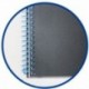 Oxford Black NColours - Europeanbook8 espiral, tapa plástico A4+, 5 x 5, azul