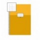 Miquelrius 47033 - Cuaderno escolar folio pauta 2,5, con margen amarillo, 80 hojas