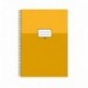 Miquelrius 47033 - Cuaderno escolar folio pauta 2,5, con margen amarillo, 80 hojas