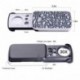 changshengda Deslice bolsillo lupa y luz – 30 x 60 x 90 x Multi-Power – pequeño portátil LED lupa de joyería lupa con UV negr