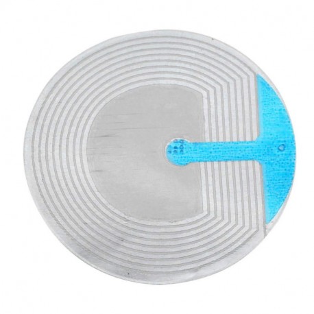 PrimeMatik - Bobina de Etiqueta Adhesiva antihurto antirrobo EAS 8.2MHz 40mm Redonda Barcode 1000 Unidades