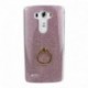 LG G3 Fundas con Soporte Función, LG G3 Carcasas Silicona, LG G3 Back Case Cover, Moon mood® Suave de TPU + Papel Brillo Tras