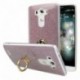 LG G3 Fundas con Soporte Función, LG G3 Carcasas Silicona, LG G3 Back Case Cover, Moon mood® Suave de TPU + Papel Brillo Tras