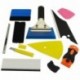 FOSHIO Vinilo Auto Wrap Kit de herramientas 10 en 1 incluyen goma de raspado azul 4 pulgadas feltro enjugador y tela de fielt