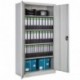 TecTake Armario archivador de Oficina metálico con 2 Puertas bloqueable e estantes - Varias tamaños - 180x90x40 cm | no. 402