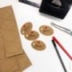 100 hojas de papel de estraza cartón kraft DIN A4 280 gr/m2 Natural cartón en alta calidad, ideal para manualidades y selbstg