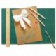 100 hojas de papel de estraza cartón kraft DIN A4 280 gr/m2 Natural cartón en alta calidad, ideal para manualidades y selbstg