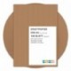 100 hojas de papel de estraza cartón kraft DIN A4 280 gr/m2 Natural cartón en alta calidad, ideal para manualidades y selbstg