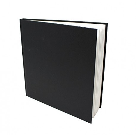 Artway Studio - Bloc encuadernado de tipo libro - Papel sin ácido - Tapas duras - 170 gsm - Formato cuadrado - 48 hojas -195m