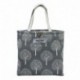 Bolsa nevera de lona para comida, para pícnic, barbacoa, viajes, escuela, oficina Dark Grey Tree Patterned