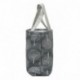 Bolsa nevera de lona para comida, para pícnic, barbacoa, viajes, escuela, oficina Dark Grey Tree Patterned