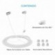 Auriculares In-ear Mpow Auriculares para Tablet y Micrófono Estéreo, Control Remoto para Móvil,Auriculares para iPhone Huawei