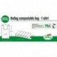 Bolsas de basura biodegradables y compostables BioBag para residuos alimenticios, 100 bolsas de 20 L