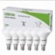LEDGLE Bombillas LED R50 E14, Incandescente Equivalente a 50w Blanco frío 6500k, 6W, Blanco cálido 3000K, 500lm, AC 200-240V,