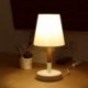 Tomons Lámpara de Mesa/Lámpara de Escritorio/Lámpara de Escritorio de Sombra/Lámpara de Madera Maciza para Dormitorio, Luz de