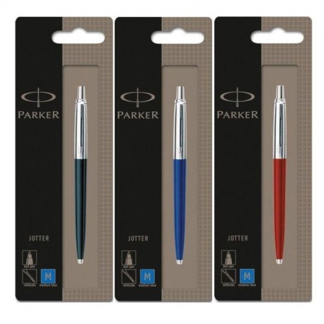 parker Parker Jotter 3 colores Negro 1 + 1 + 1 Azul Rojo azul del bolígrafo de tinta