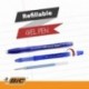 BIC Gelocity Illusion - Caja de 12 bolígrafos gel borrable color, azul