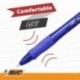 BIC Gelocity Illusion - Caja de 12 bolígrafos gel borrable color, azul