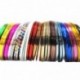 Hosaire 30pcs 30 Mixed Colors Rollos Striping Línea de Cinta Nail Art Decoración Sticker DIY uñas Color Aleatorio
