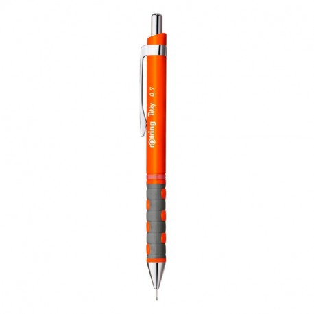 Rotring Tikky portaminas, HB, 0,7 mm, naranja fluorescente