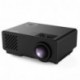 Proyector, RD810 Mini Proyector LCD de 1500 Lumens, Multimedia Home Theater Video Proyector de Apoyo 1080P HDMI USB Tarjeta T