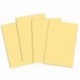 House of Card & Paper - Cartulinas tamaño A2, 220 g/m², 50 unidades, color amarillo pastel