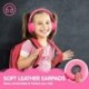 ONTA® Auriculares para Niños,Plegable Cómodos Auriculares Niños con Seguro Material,Auriculares Infantiles con Ligera Diadema