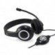 Conceptronic CCHATSTARU2B Binaurale Diadema Negro Auricular con micrófono - Auriculares con micrófono PC/Juegos, Binaurale, 