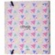 Grupo Erik Editores Amelie Classic - Carpeblock con 4 anillas, 32 x 27.5 cm, color rosa