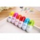 Demarkt 6 x Mini Retractable Bolígrafo de punta de bola en forma de Cápsula Random Color 
