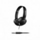 Philips Bass+ SHL3070BK - Auriculares con Cable Bajos potentes, Plegables, Ligeros y Elegantes Negro