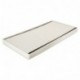 Intirilife – 78 x 38 x 38 cm Caja de Almacenaje Banco Plegable de Cuero Artificial con Tapa y Óptica de Sofá Acolchado – Asie
