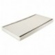 Intirilife – 78 x 38 x 38 cm Caja de Almacenaje Banco Plegable de Cuero Artificial con Tapa y Óptica de Sofá Acolchado – Asie