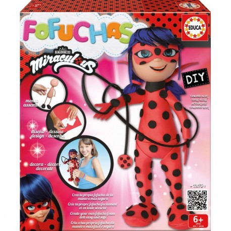 Prodigiosa: Las aventuras de Ladybug - Fofucha Educa Borrás 17418 