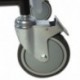 Mobiclinic Silla con WC/Inodoro con Ruedas | Tapa incluida | Reposabrazos y reposapiés extraibles | Respaldo ergonómico | Fre