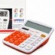 OFFIDIX Calculadora de Escritorio de Oficina Calculadora Electrónica de Energía Solar y de Batería Doble Calculadora de Panta