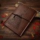 XIUJUAN Libreta Bonitas Cuaderno Bloc de Notas Dibujo Hojas Blancas Cuero Vintage entre A5-A4 Regalos Originales Navidad San 