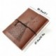 XIUJUAN Libreta Bonitas Cuaderno Bloc de Notas Dibujo Hojas Blancas Cuero Vintage entre A5-A4 Regalos Originales Navidad San 
